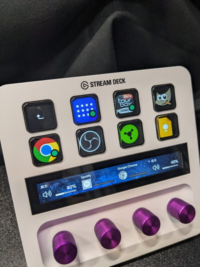 Stream Deck Plusの液晶ボタン
